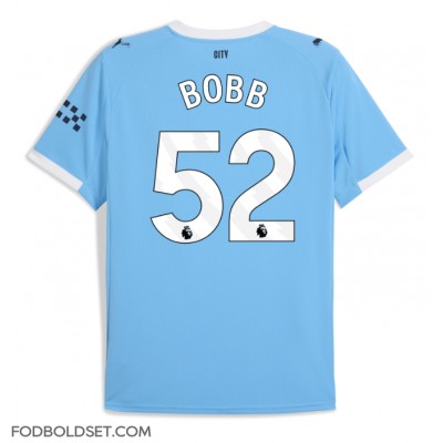 Manchester City Oscar Bobb #52 Hjemmebanetrøje 2025-26 Kortærmet Manchester City Oscar Bobb #52 Hjemmebanetrøje 2025-26 Kortærmet